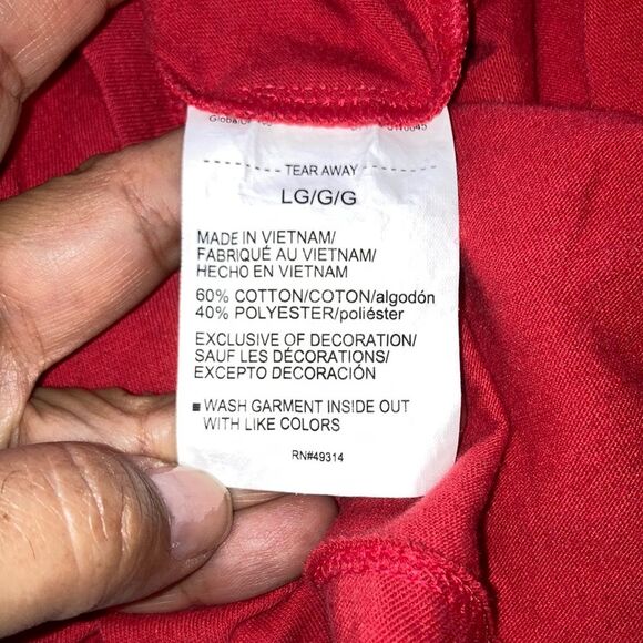 UNDER ARMOUR Maryland Terrapins Red Performance Long Sleeve Shirt Womens Large - Picture 10 of 13